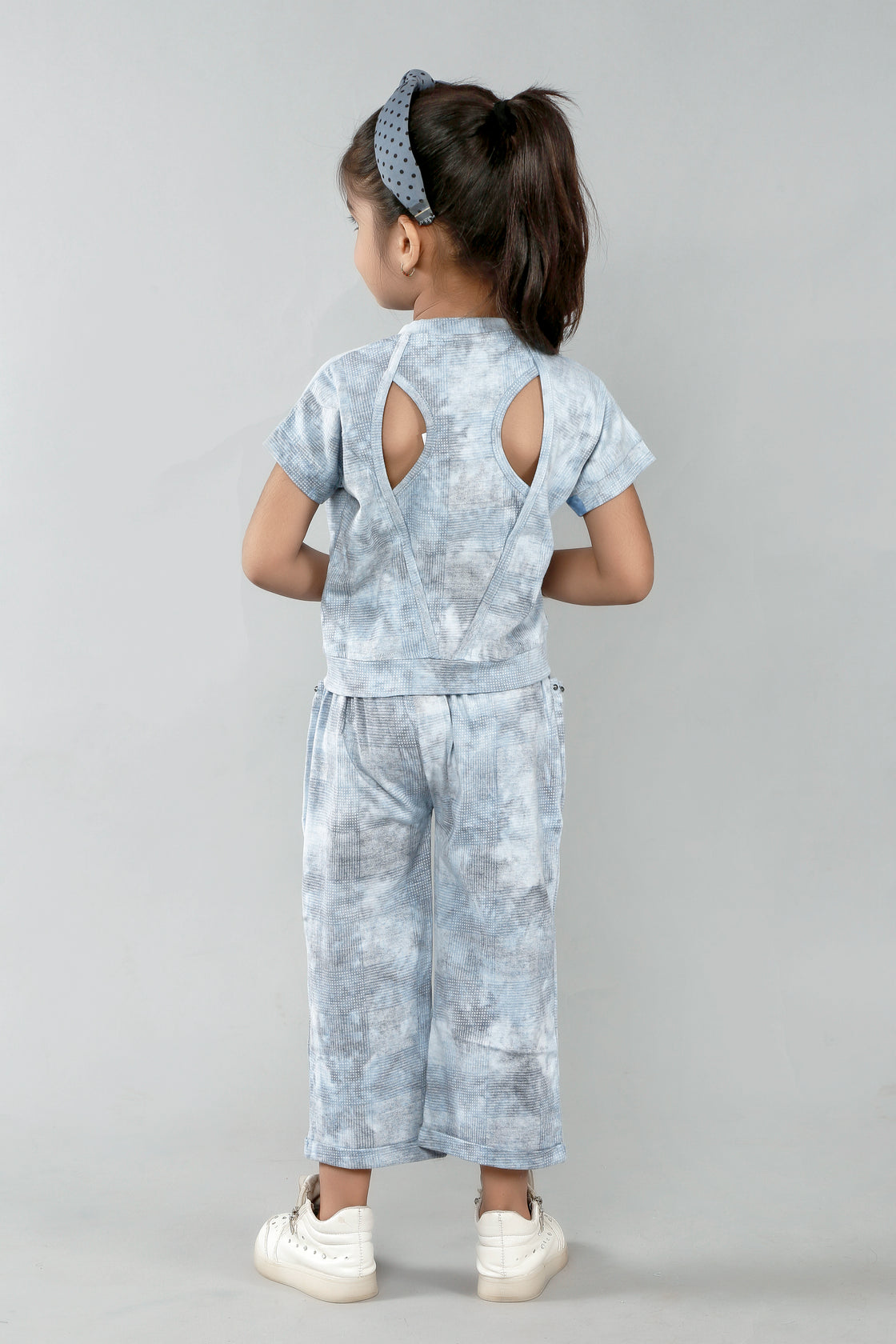 FANCY TIE DYE CHECKS PANT & TOP