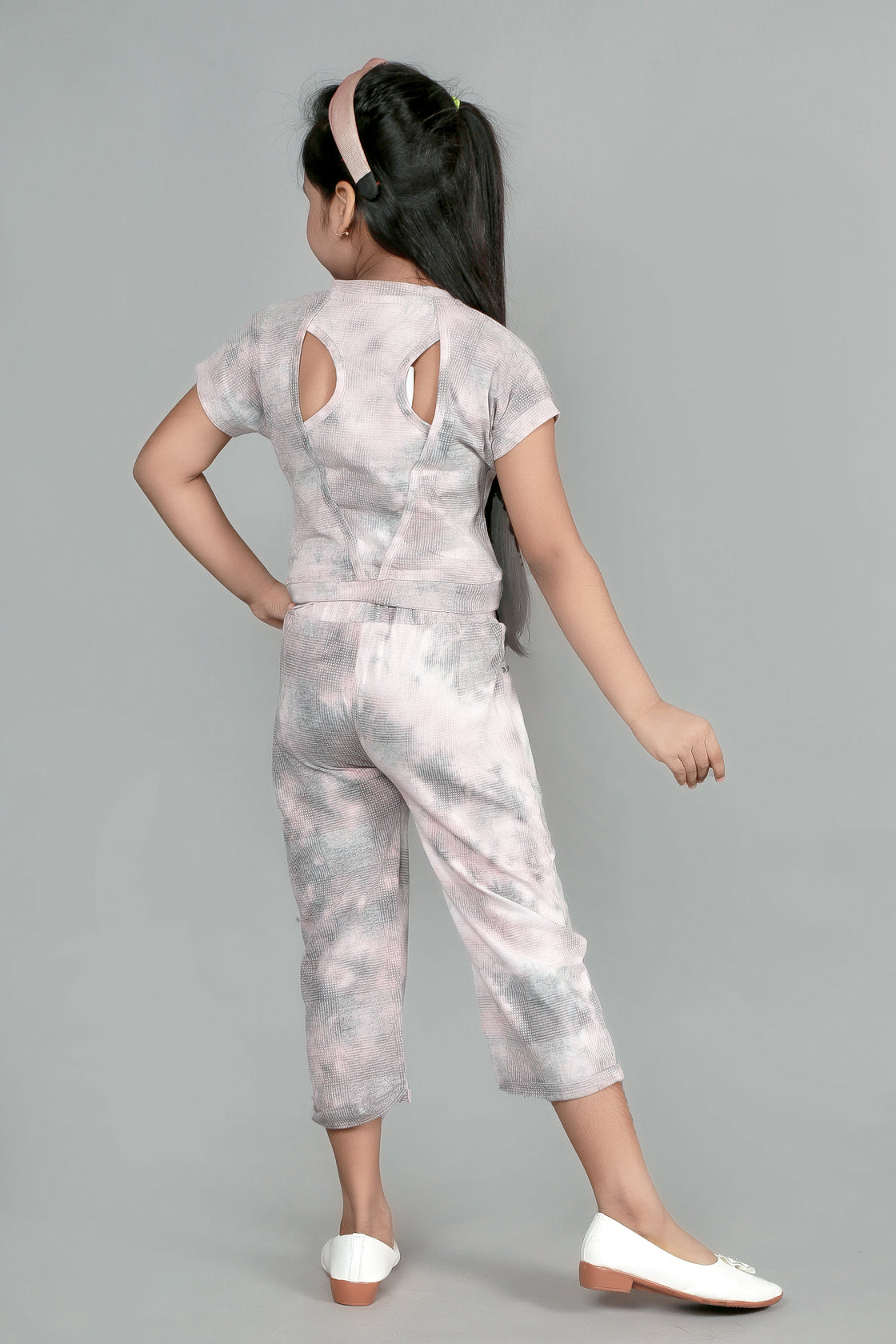 FANCY TIE DYE CHECKS PANT & TOP