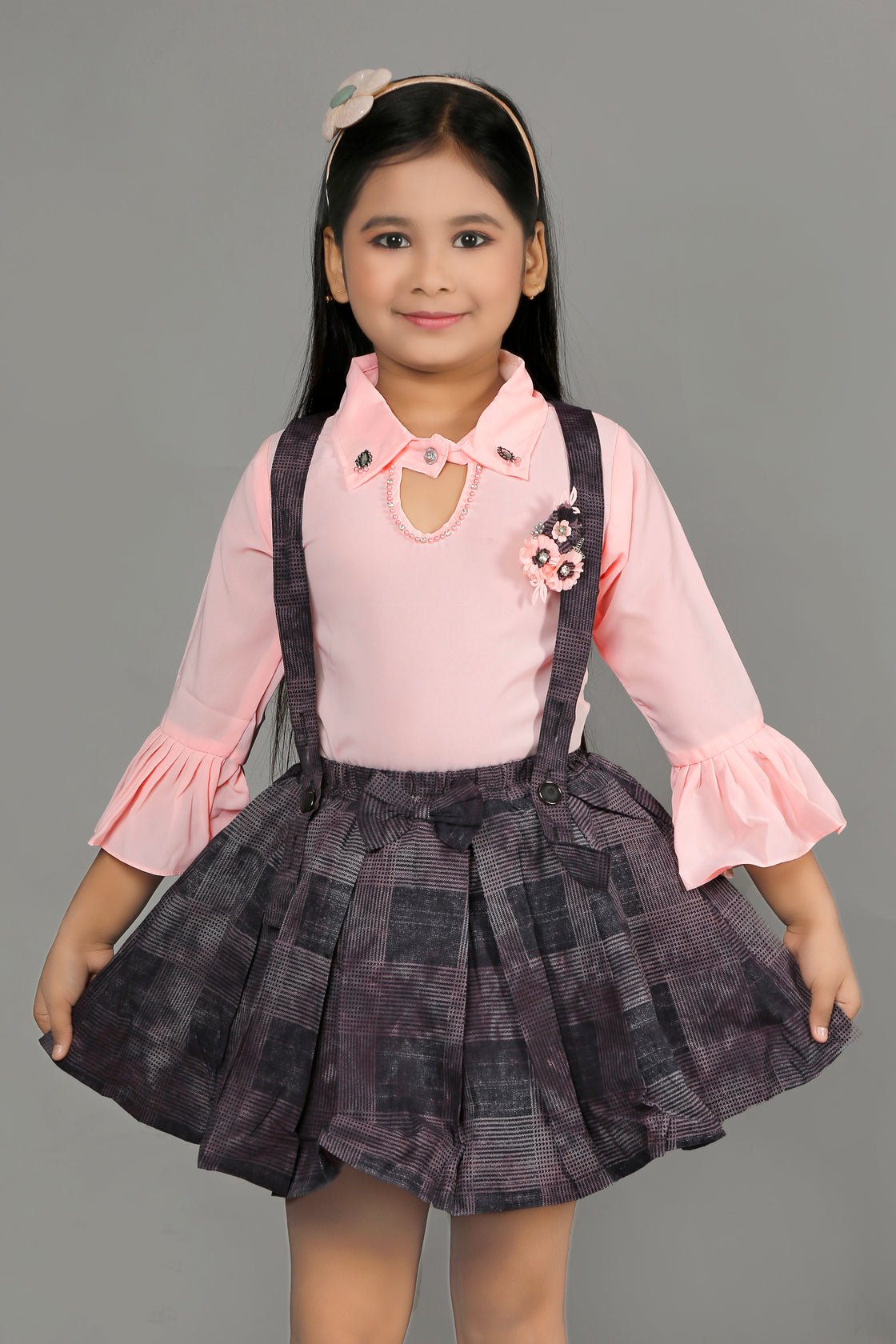FANCY TOP & GALLUS SKIRT