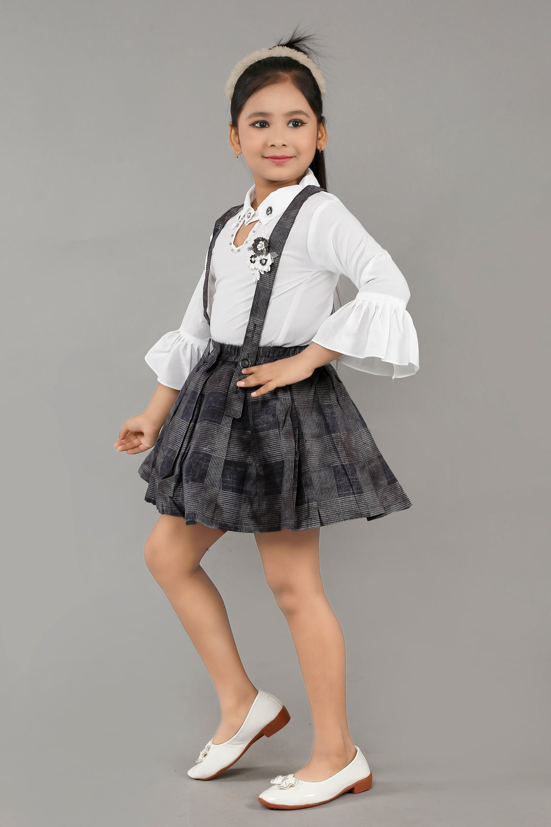 FANCY TOP & GALLUS SKIRT