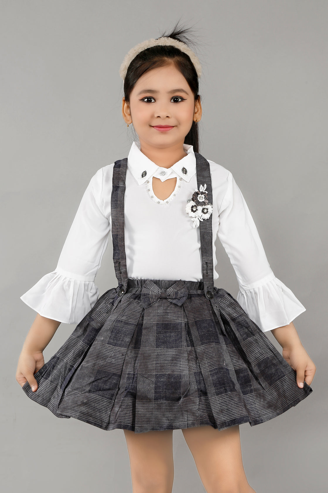 FANCY TOP & GALLUS SKIRT
