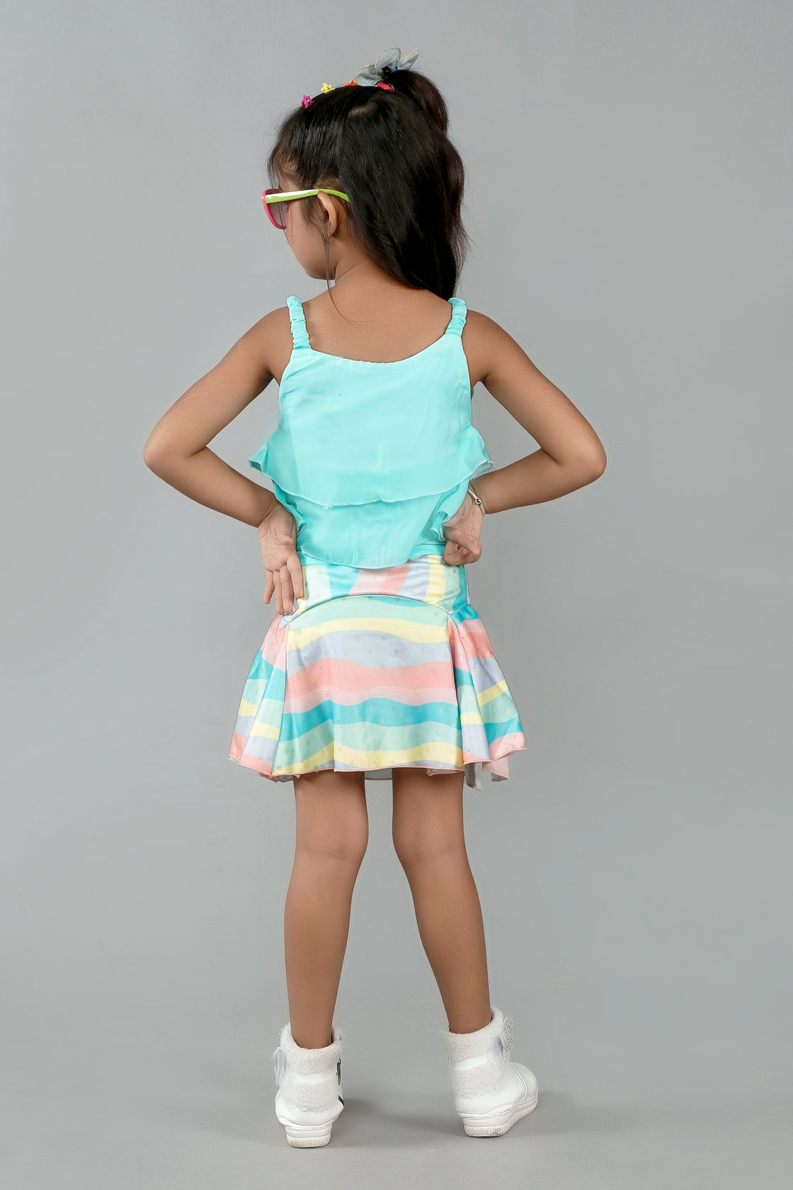 MUSIC TUNIC TOP AND MINI SKIRT