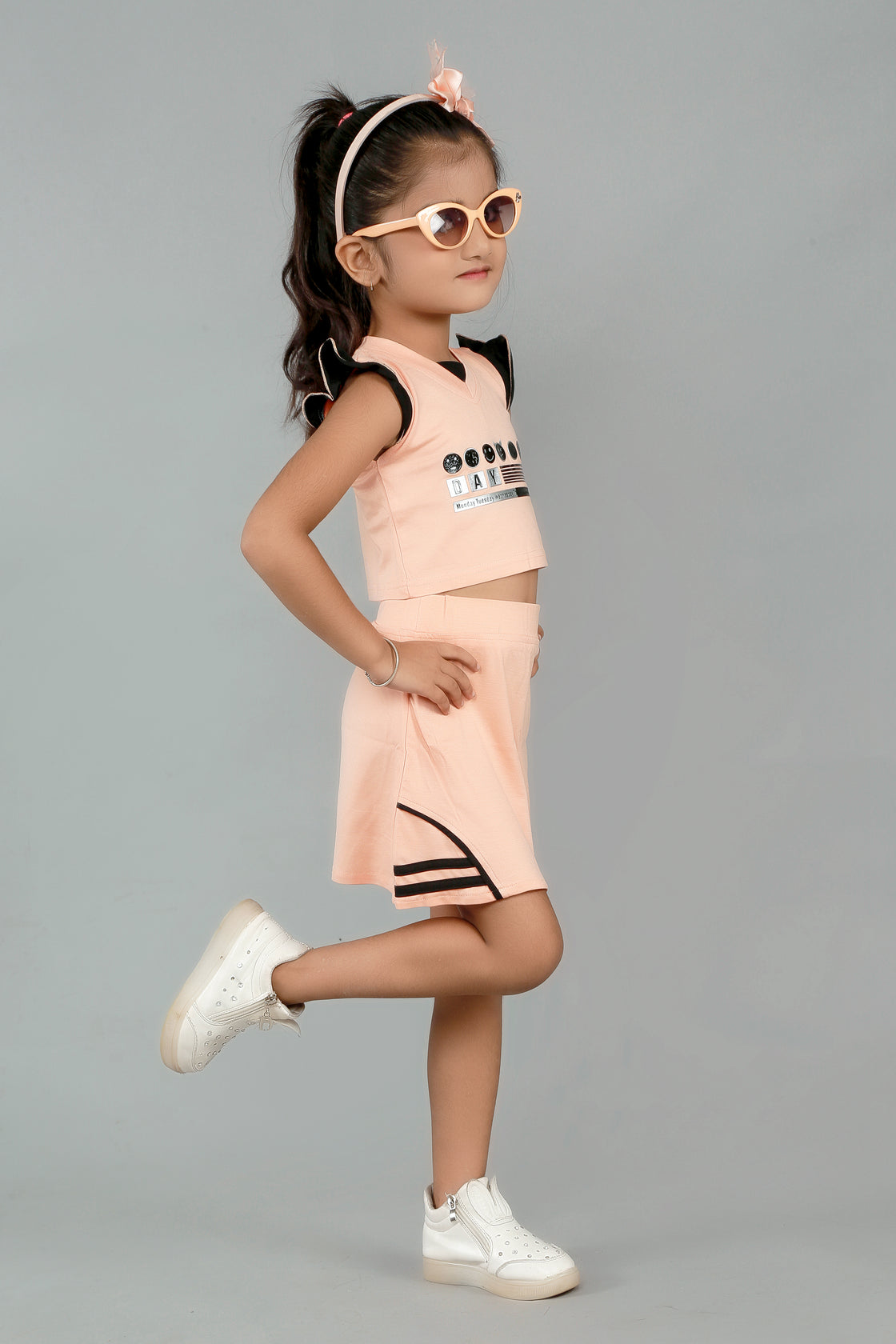 SMILEY EMOJI SKIRT AND TOP