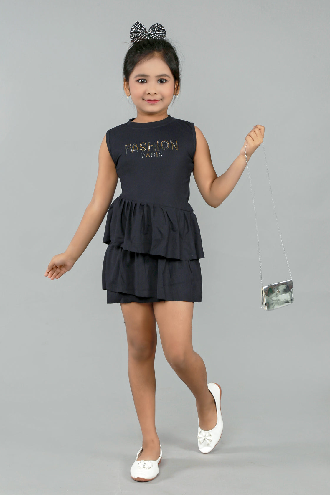 STYLISH FROCK WITH BAG