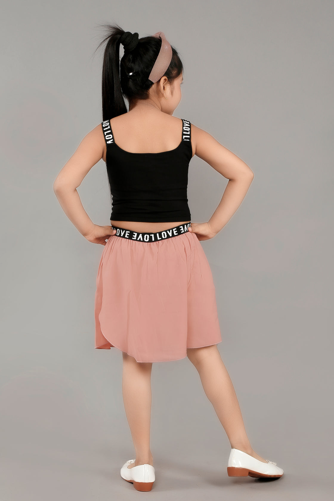 TEDDY CROP TOP AND SKIRT
