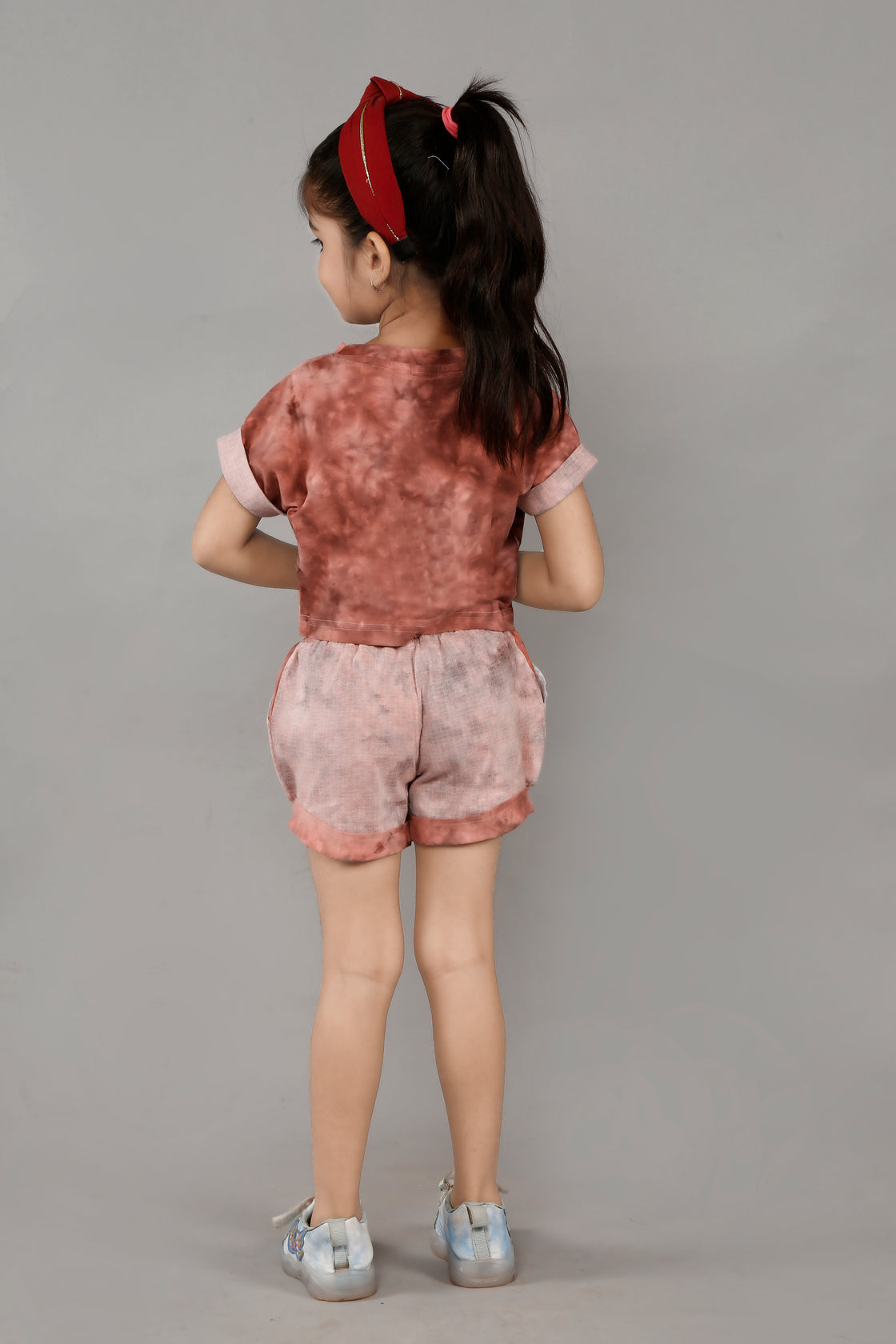 TIE DYE DIVA HOT PANT SET